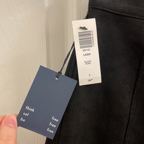 Aritzia Leah Wilfred black skirt size 2 - Picture 3 of 7
